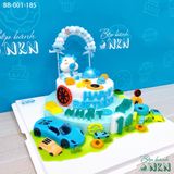  Bánh Sinh Nhật 2 Tầng Cho Bé Tuổi Sửu (BB-001-185) 