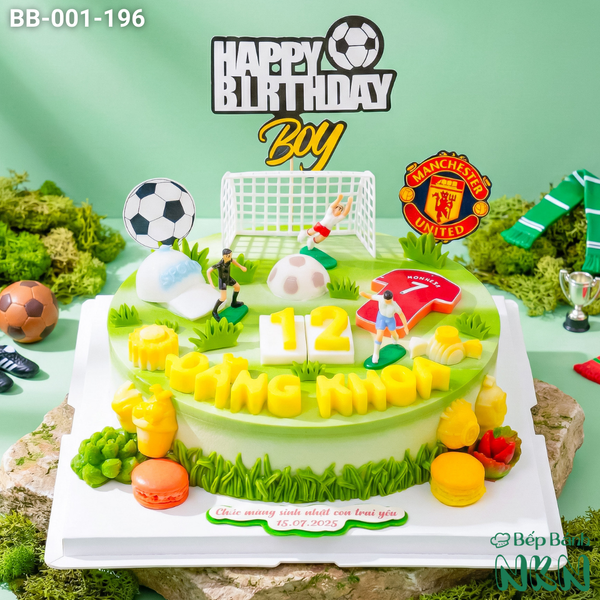  Bánh Sinh Nhật Mẫu Đội Bóng Manchester United (BB-001-196) 