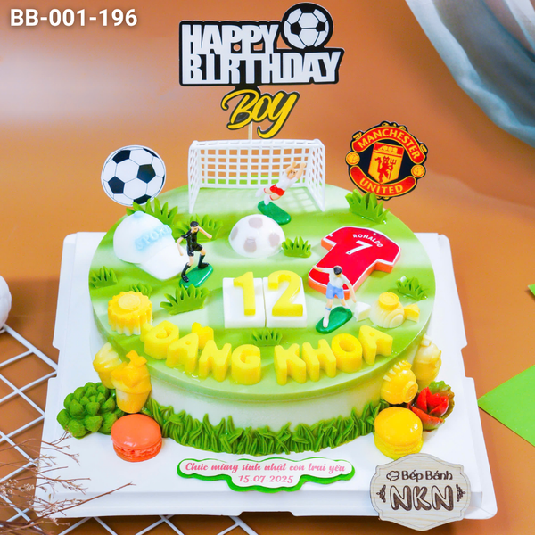 Bánh Sinh Nhật Mẫu Đội Bóng Manchester United (BB-001-196) 