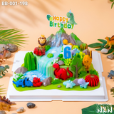  Bánh Sinh Nhật Cho Bé Mẫu Khu Rừng Khủng Long (BB-001-198) 