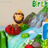  Bánh Sinh Nhật Cho Bé Mẫu Khu Rừng Khủng Long (BB-001-198) 