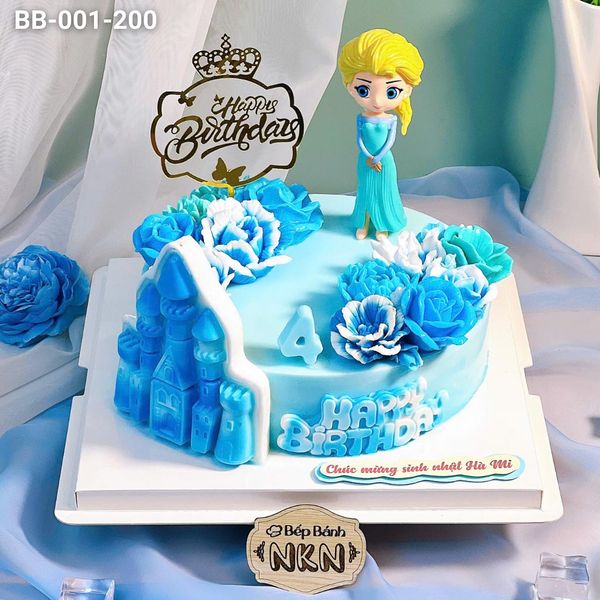  Bánh Rau Câu Sinh Nhật Công Chúa Elsa (BB-001-200) 