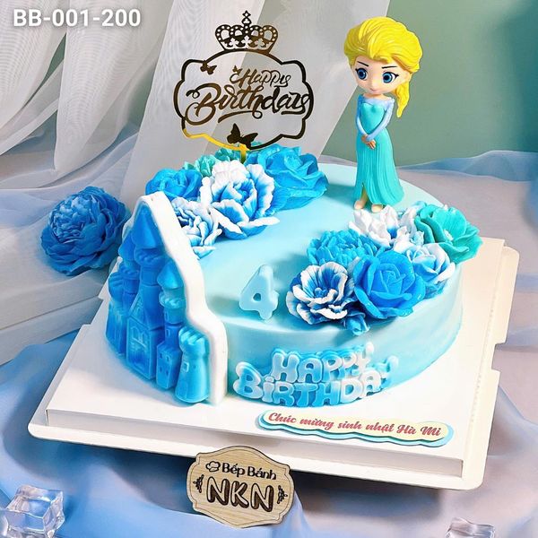  Bánh Rau Câu Sinh Nhật Công Chúa Elsa (BB-001-200) 