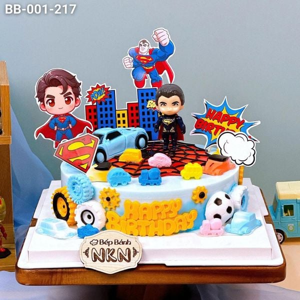  Bánh Sinh Nhật Superman Cho Bé (BB-001-217) 