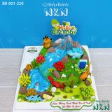  Bánh Sinh Nhật Công Viên Khủng Long (BB-001-220) 