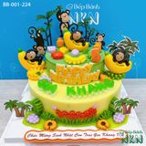  Bánh Sinh Nhật Vương Quốc Khỉ (BB-001-224) 