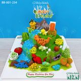  Bánh Sinh Nhật Công Viên Khủng Long 2 Tầng (BB-001-234) 