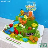  Bánh Sinh Nhật Công Viên Khủng Long 2 Tầng (BB-001-234) 