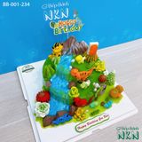  Bánh Sinh Nhật Công Viên Khủng Long 2 Tầng (BB-001-234) 