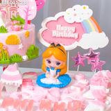  Tháp Bánh Sinh Nhật 2 Tầng Lâu Đài Công Chúa Alice (BB-001-238) 
