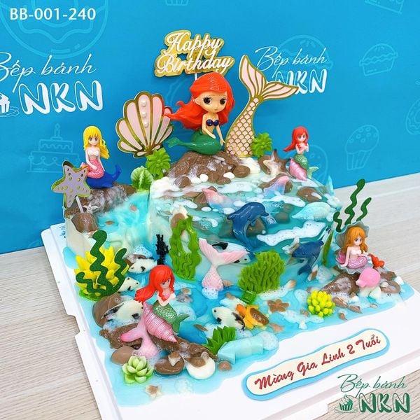  Bánh Sinh Nhật Quốc Đảo Tiên Cá (BB-001-240) 