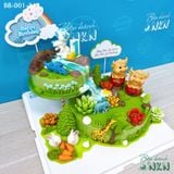  Tháp Bánh Sinh Nhật 2 Tầng Cho Bé Tuổi Sửu (BB-001-242) 