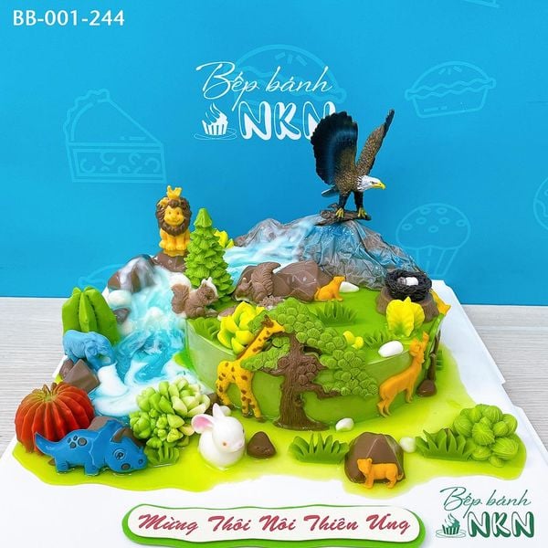  Bánh Sinh Nhật Đại Bàng Và Khu Rừng Mùa Thu (BB-001-244) 