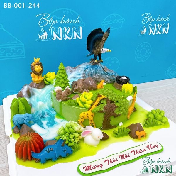  Bánh Sinh Nhật Đại Bàng Và Khu Rừng Mùa Thu (BB-001-244) 