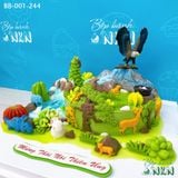  Bánh Sinh Nhật Đại Bàng Và Khu Rừng Mùa Thu (BB-001-244) 