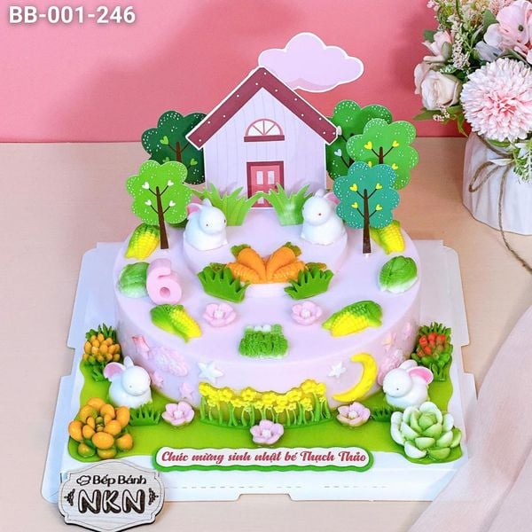  Bánh Sinh Nhật Thỏ Ngọc (BB-001-246) 