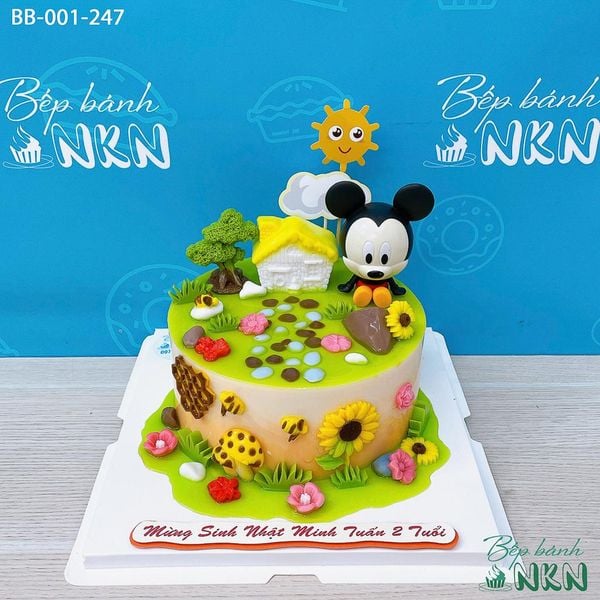  Bánh Sinh Nhật Ngôi Nhà Mickey (BB-001-247) 