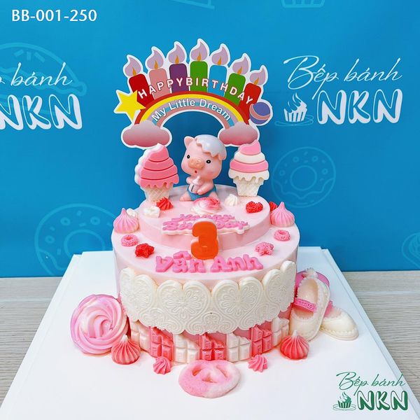  Bánh Sinh Nhật Cho Bé Tuổi Hợi (BB-001-250) 