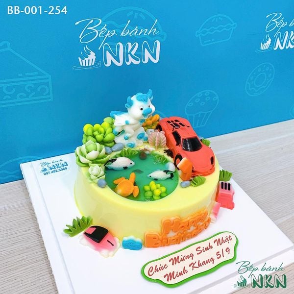  Bánh Sinh Nhật Cho Bé Tuổi Sửu (BB-001-254) 