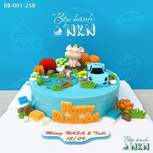  Bánh Sinh Nhật Cho Bé Tuổi Hợi (BB-001-358) 