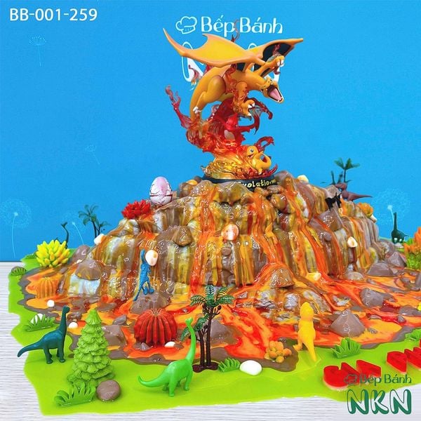  Bánh Sinh Nhật Mô Hình Núi Lửa Siêu To Khổng Lồ (Không bao gồm mô hình) (BB-001-259) 