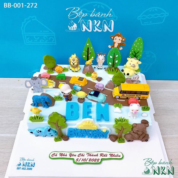  Bánh Sinh Nhật Wheels On The Bus (BB-001-272) 