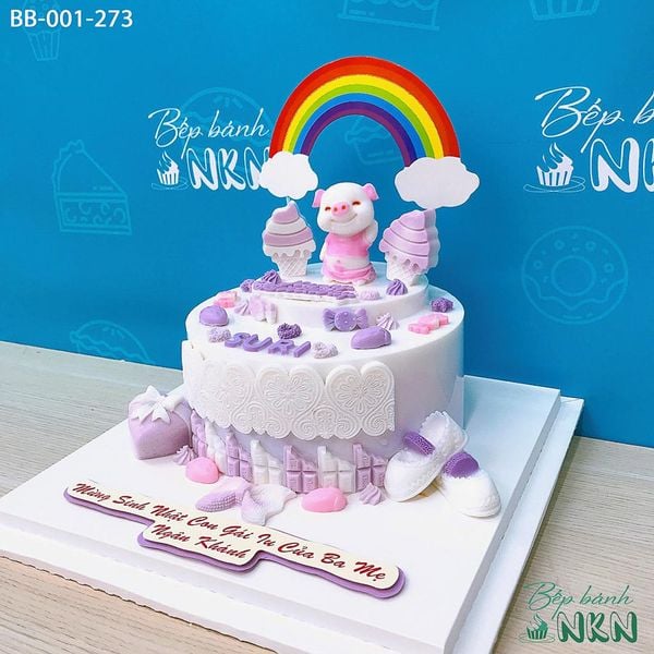  Bánh Sinh Nhật Cho Bé Tuổi Hợi (BB-001-273) 