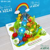  Bánh Sinh Nhật Khu Rừng Mùa Thu Cho Bé Tuổi Tỵ (BB-001-280) 