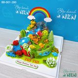 Bánh Sinh Nhật Khu Rừng Mùa Thu Cho Bé Tuổi Tỵ (BB-001-280) 