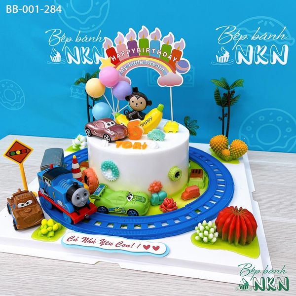  Bánh Sinh Nhật Mô Hình Xe Lửa Chạy Pin (BB-001-284) 
