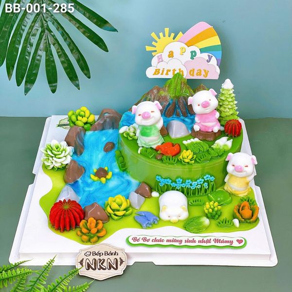  Bánh Sinh Nhật Cho Bé Tuổi Hợi (BB-001-285) 