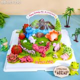  Bánh Sinh Nhật  Công Viên Khủng Long (BB-001-290) 