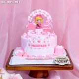  Bánh Sinh Nhật Bé Gái Ôm Gấu Bông (BB-001-291) 