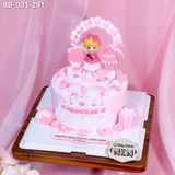  Bánh Sinh Nhật Bé Gái Ôm Gấu Bông (BB-001-291) 