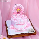  Bánh Sinh Nhật Bé Gái Ôm Gấu Bông (BB-001-291) 