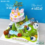  Tháp Bánh Sinh Nhật 2 Tầng Đồi Cừu (BB-001-299) 