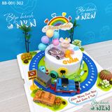  Bánh Sinh Nhật Xe Lửa Cho Bé Tuổi Tý (BB-001-302) 