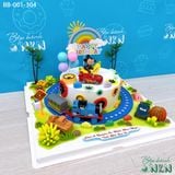  Bánh Sinh Nhật Xe Lửa Cho Bé Tuổi Thân (BB-001-304) 