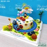  Bánh Sinh Nhật Xe Lửa Cho Bé Tuổi Thân (BB-001-304) 