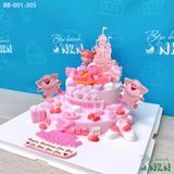  Bánh Sinh Nhật 2 Tầng Lâu Đài Công Chúa (BB-001-305) 
