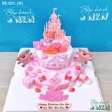  Bánh Sinh Nhật 2 Tầng Lâu Đài Công Chúa (BB-001-305) 