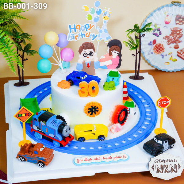  Bánh Sinh Nhật Xe Lửa Gia Đình (BB-001-309) 