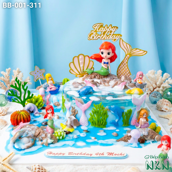 Bánh Sinh Nhật Quốc Đảo Tiên Cá (BB-001-311) 
