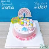  Bánh Sinh Nhật Ngựa Pony Cho Bé (BB-001-313) 