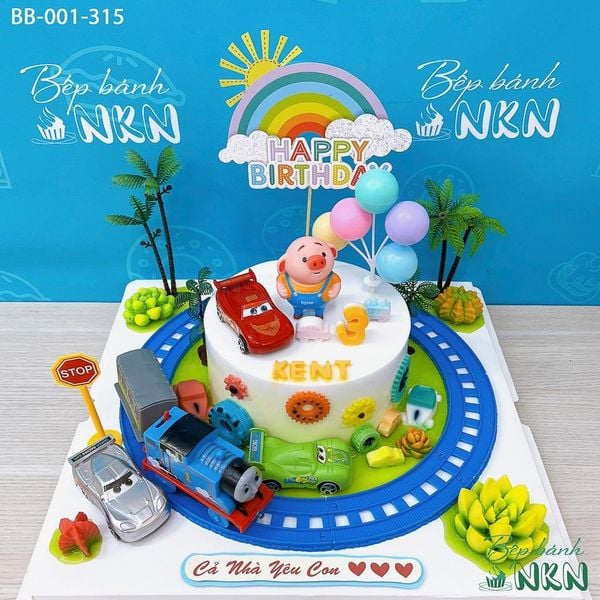  Bánh Sinh Nhật Xe Lửa Cho Bé Tuổi Hợi (BB-001-315) 