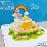  Bánh Sinh Nhật 2 Tầng Cho Bé Tuổi Mùi (BB-001-317) 