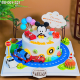  Bánh Sinh Nhật Xe Lửa Và Chuột Mickey (BB-001-321) 
