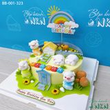  Bánh Sinh Nhật Gia Đình Bé Heo (BB-001-323) 