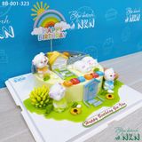 Bánh Sinh Nhật Gia Đình Bé Heo (BB-001-323) 