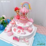  Bánh Sinh Nhật Đu Quay Bật Nhạc Cho Bé (BB-001-332) 